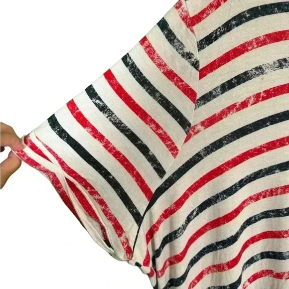 Lane Bryant Size 26/28 Short Sleeve V-Neck Babydoll Tee Swing Fit - Picture 5 of 9